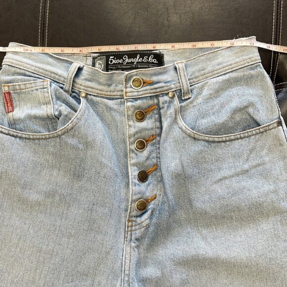 (29) 5ive Jungle & Co Women's Jean Shorts - Picture 5 of 9